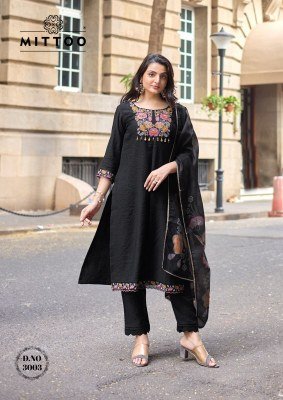 Mittoo Aarzoo Designer Viscose Weaving Suit Set with Chanderi Printed Dupatta readymade suit catalogs