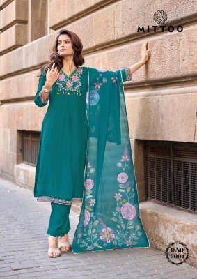 Mittoo Aarzoo Designer Viscose Weaving Suit Set with Chanderi Printed Dupatta readymade suit catalogs