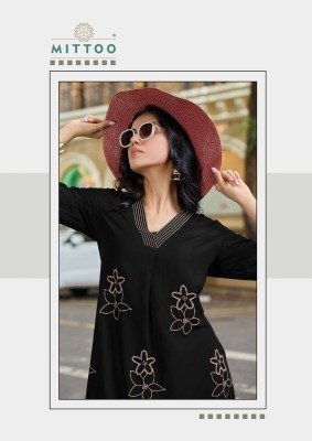 Mittoo Albella Vol 2 Heavy Rayon Thread Work Top And Heavy Rayon Bottom Wholesale kurtis catalogs
