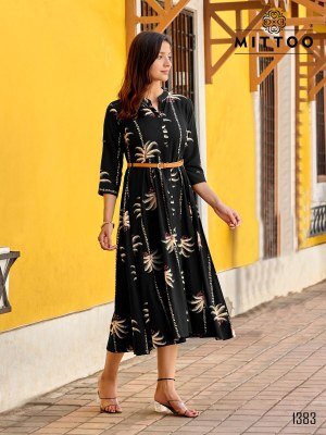 Mittoo Belt Vol 27 Rayon Printed Kurti kurtis catalogs