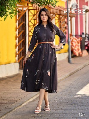 Mittoo Belt Vol 27 Rayon Printed Kurti kurtis catalogs