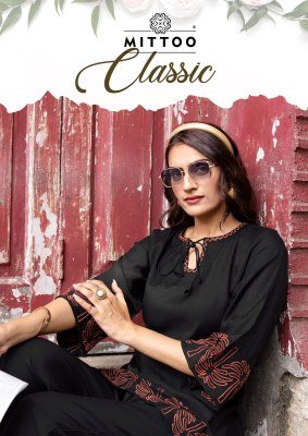 Mittoo Classic Viscose Weaving Co Ord Set Collection with Thread and  Handwork co ord set catalogs