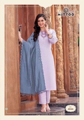 Mittoo Kohinoor Vol 3 Kurti Pant Dupatta Set Kurti catalogue exporter  kurtis catalogs