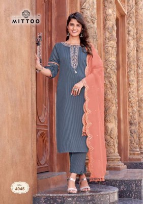 Mittoo Kohinoor Vol 3 Kurti Pant Dupatta Set Kurti catalogue exporter  kurtis catalogs