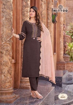 Mittoo Kohinoor Vol 3 Kurti Pant Dupatta Set Kurti catalogue exporter  kurtis catalogs
