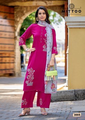 Mittoo Noorika  Kurti Pant with Dupatta kurti pant with dupatta Catalogs