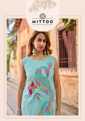 Mittoo Udaan Dhabu Cotton Kurti Pant Set with Khatli Work (S–3XL) kurtis catalogs