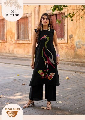 Mittoo Udaan Dhabu Cotton Kurti Pant Set with Khatli Work (S–3XL) kurtis catalogs