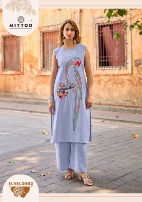 Mittoo Udaan Dhabu Cotton Kurti Pant Set with Khatli Work (S–3XL) kurtis catalogs