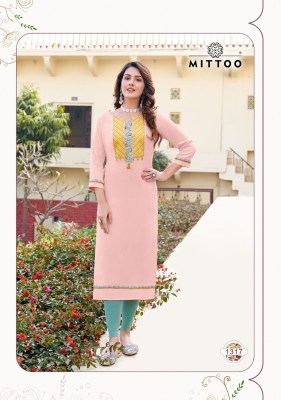 Mittoo by Palak vol 37 heavy rayon embroidered fancy kurti catalogue at low rate kurtis catalogs