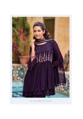 Mittoo by Sajda pure georgette handwork embroidered fancy sharara suit catalogue at low rate fancy sharara suit Catalogs