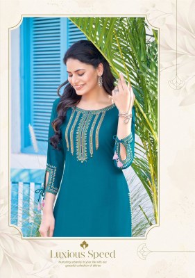Mittoo by Styli heavy reyon embroidered kurti catalogue at affordable rate kurtis catalogs