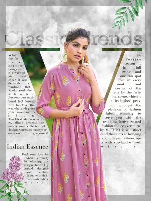 Mittoo by Trendy vol 2 fancy reyon printed tunic style kurti catalogue at low rate kurtis catalogs