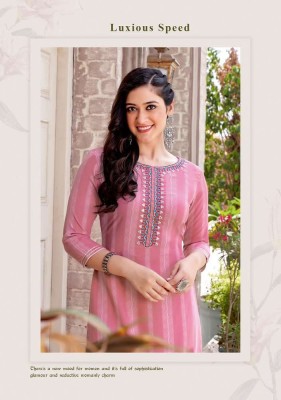 Mittoo presents Chand rayon weaving embroidery work Kurti wholesaler price in India  kurtis catalogs