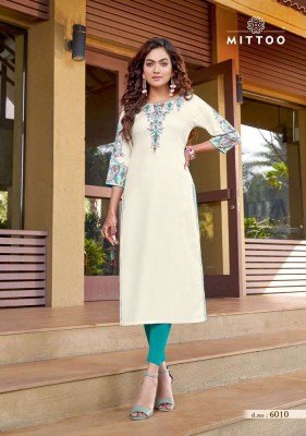 Mittoo presents Rihana vol 2 Heavy Rayon with Print and Handwork Kurti catalogue   kurtis catalogs