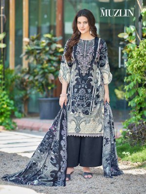 Mizaj Muzlin Vol 3 Premium Soft Cotton Designer Dress Material dress material catalogs