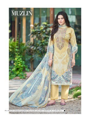 Mizaj Muzlin Vol 3 Premium Soft Cotton Designer Dress Material dress material catalogs
