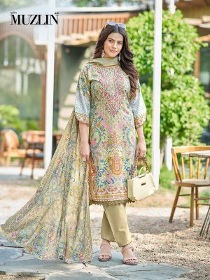 Mizaj Muzlin Vol 3 Premium Soft Cotton Designer Dress Material dress material catalogs