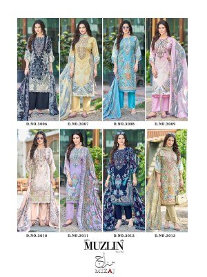 Mizaj Muzlin Vol 3 Premium Soft Cotton Designer Dress Material dress material catalogs