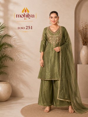 Mohilya D.No. 251 Mal Shimmer Elegant Wear 3-Piece Combo Set Size wise Combo Set