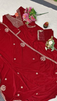 Mohini velvet A product by Afsana heavy top velvet  beautiful embroidered sequence  readymade suit catalogs