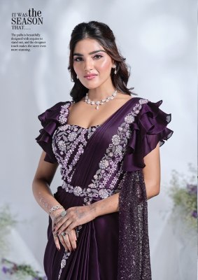 Mohmanthan 24608 Aura by mahotsav Designer ready to wear saree catalogue at wholesale rate Amavi