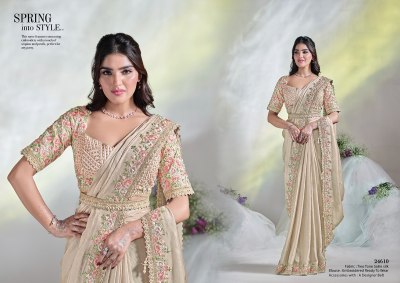 Mohmanthan 24610 Aura by Mahotsav designer ready to wear saree collection at wholesale rate sarees catalogs