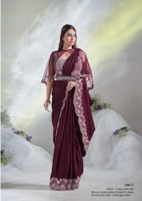 Mohmanthan 24617 Aura by Mahotsav exclusive ready to wear designer saree wholesaler Amavi