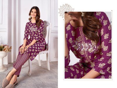 Moksh International Magic Vol 1 Premium Royal Silk Handwork Suit Set Kurti Collection Wholesale kurtis catalogs