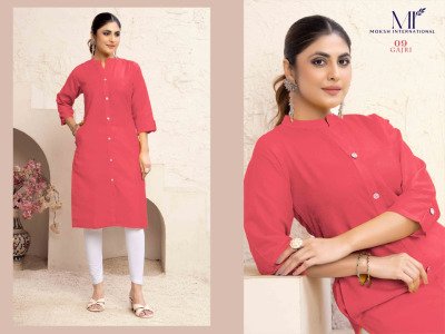 Moksh International Neer Vol 2 Magic Cotton Kurti with Pocket Ethnic Wholesale Bulk Kurtis kurtis catalogs