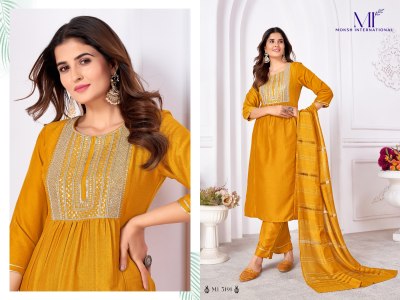 Moksh international by Rangoli vol 1 heavy embroidered kurti pant and dupatta catalogue at wholesale price readymade suit catalogs
