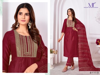 Moksh international by Rangoli vol 1 heavy embroidered kurti pant and dupatta catalogue at wholesale price readymade suit catalogs