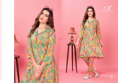 Moksh international by queen premium reyon export quality co ord set at wholesale price  kurtis catalogs