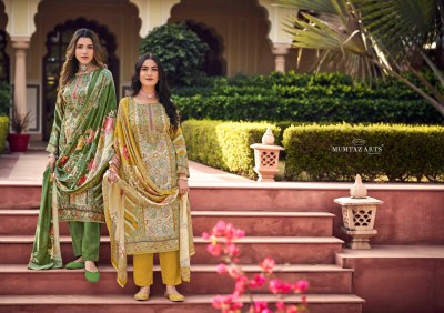 Moksha by Mumtaz Arts Pure Jam Satin Digital printed  unstitched suit catalogue at affordable rate dress material catalogs