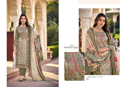 Moksha by Mumtaz Arts Pure Jam Satin Digital printed  unstitched suit catalogue at affordable rate dress material catalogs