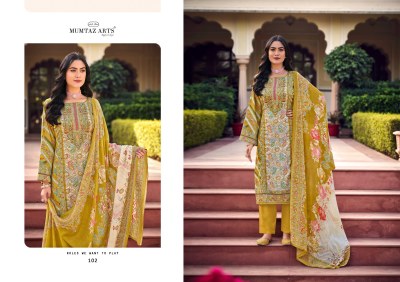 Moksha by Mumtaz Arts Pure Jam Satin Digital printed  unstitched suit catalogue at affordable rate dress material catalogs