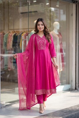 Monalisa Vol 1 Berlin Silk Kurti Pant Set with Naznin Foil Lace Dupatta  M   5XL  readymade suit catalogs