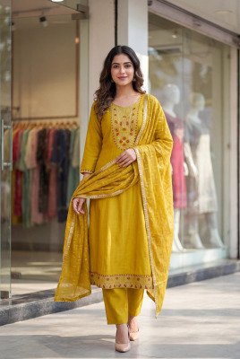 Monalisa Vol 1 Berlin Silk Kurti Pant Set with Naznin Foil Lace Dupatta  M   5XL  readymade suit catalogs