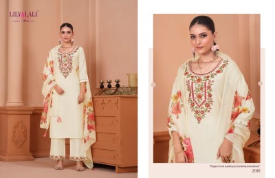 Monalisa vol 6 by Lily and lali Fancy Embroidered Work  Kurti Pant  with Dupatta catalogue at low price readymade suit catalogs