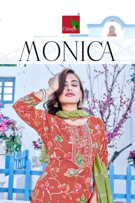 Monica by Chhaya kurti heavy modal printed fancy kurti pant and dupatta catalogue Amavi