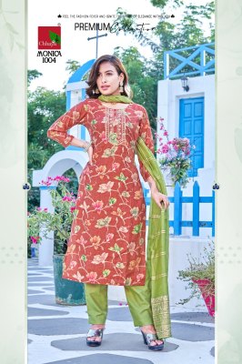 Monica by Chhaya kurti heavy modal printed fancy kurti pant and dupatta catalogue readymade suit catalogs