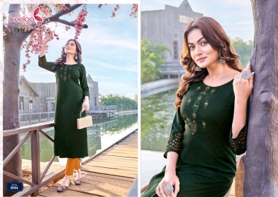 Morni by Akshar textile heavy reyon handwork fancy kurti catalogue at affordable rate kurtis catalogs