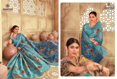 Mother india vol 55 by Deeptex Heavy Cotton printed fancy saree collection at affordable rate sarees catalogs