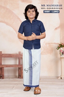 Mr Madharasi Trendy Slub Cotton Plain Shirt with Lungi catalogue at affordable rate mens shirts