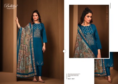 Mughal garden vol 2 by belliza cotton mal mal Dress material unstitched suits catalogue at wholesale price  salwar kameez catalogs