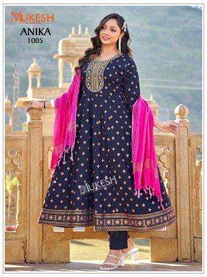 Mukesh Anika Readymade Gown Salwar Kameez Wholesale Price  readymade suit catalogs