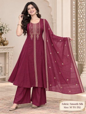 Mul Cotton 3-Piece Plaza Pair Set for Women Size wise Combo Set