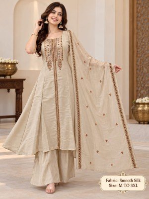 Mul Cotton 3-Piece Plaza Pair Set for Women Size wise Combo Set