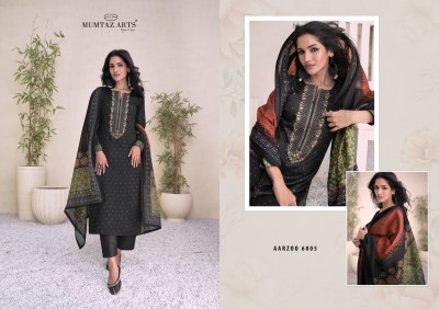 Mumtaz Arts by Aarzoo pure jam satin foil print embroidered salwar kameez catalogue at low rate salwar kameez catalogs