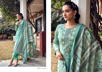 Mumtaz Arts by Blossom pure karachi lawn cambric karachi suit catalogue at affordable rate Karachi suits catalogs
